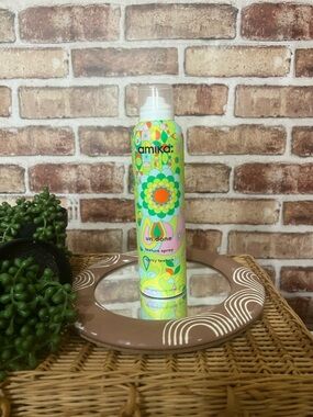 amika un.done Texture Spray — Green, Yellow & Pink Floral Can